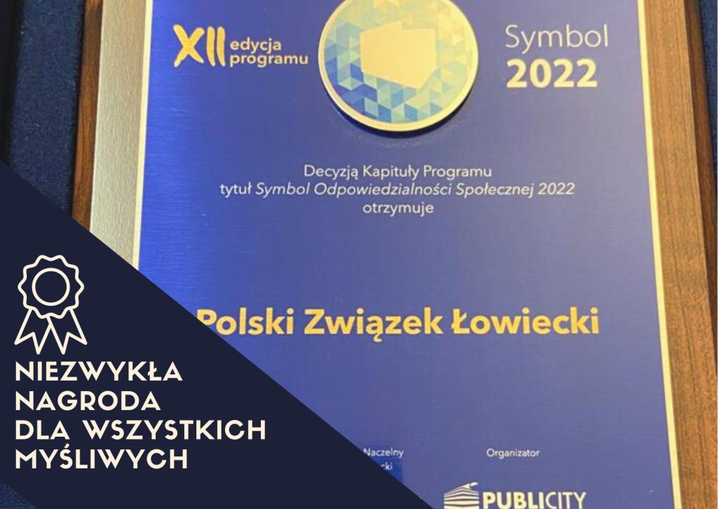 Polski Związek Łowiecki z nagrodą „Symbol Odpowiedzialności Społecznej”