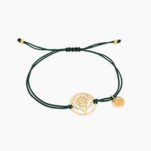 Bransoletka z logo Polskiego Związku Łowieckiego - kolor zielony