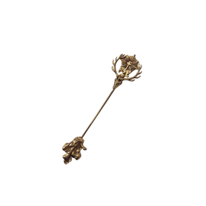 Przypinka PZŁ złota na szpilce