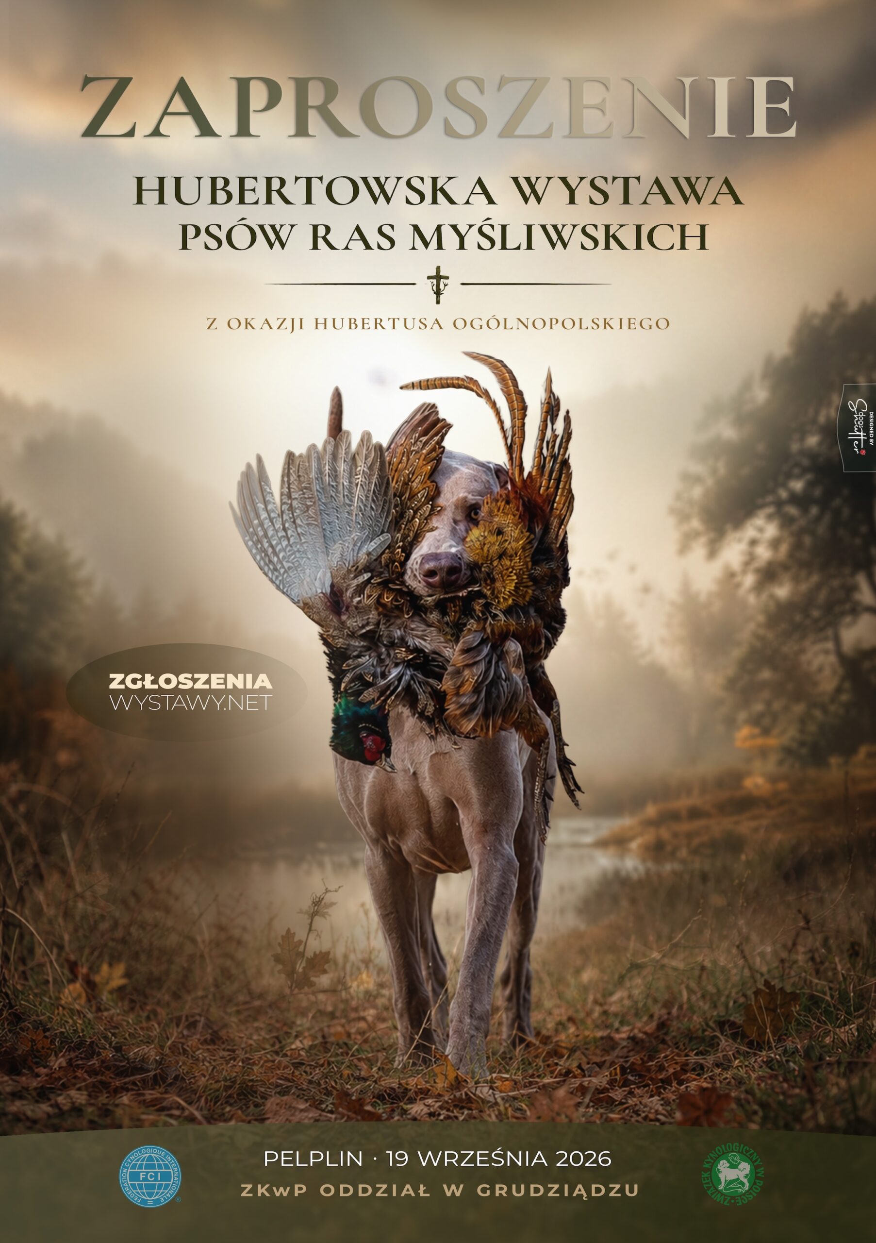 Hubertowska Wystawa Psów Ras Myśliwskich w Pelplinie